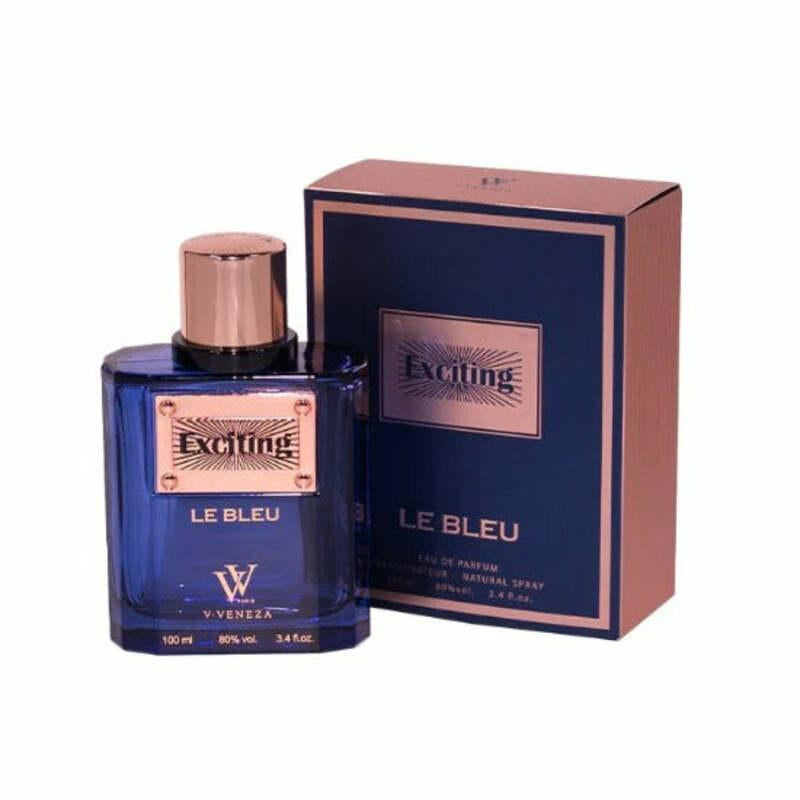 Dumont Exciting Le Bleu Eau De Parfum Spray for Men - 3.4 Oz of Captivating Freshness and Warmth